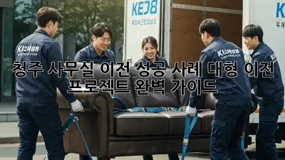 청주 사무실 이전 성공 사례: 대형 이전 프로젝트 완벽 가이드